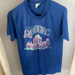 VINTAGE 1980s Quebec T Shirt